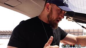 straight stud sucks long dick during intense casting interview