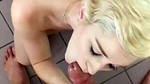 Hidden Camera Captures Skye Blue in Wild Washing Machine Sex