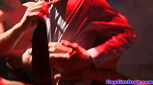 these orgy-loving hunks went all out in a hardcore sex ritual last night