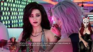 Ms. Denvers dances suggestively at the nightclub