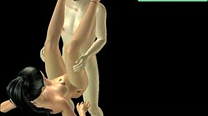 Animated Japanese man drives Indian bhabhi to multiple peaks