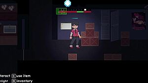 In this hentai, she runs from four hot animatronics during fuck nights at the nightclub