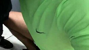 Man, this dotado safado gets sucked off in the bathroom and almost got caught! Full sheer action!