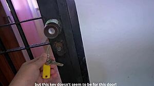 i help the young neighbor with her big tits