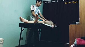 Gay Massage Leading to Blowjob and Happy Ending