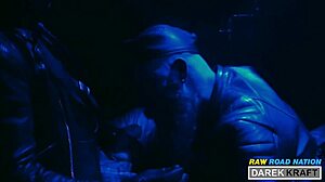 i got extremly rough with those macho german leather guys in a 3-way bareback session
