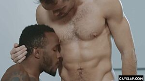 hot black gay fucking bareback with big cock