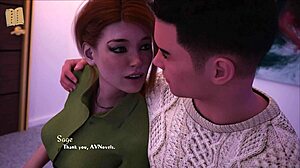 Wow! Curvy Babe in Tight Outfit Shows Big Tits in Game