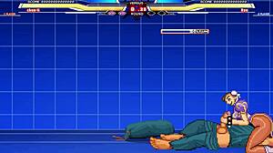 Chunli Battles Long in Wild Hentai Anime Cumshot Scene