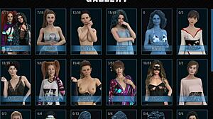 Bold sucking action in stockings under shower