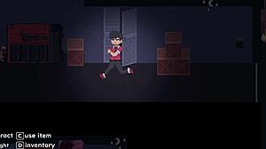 In this hentai, she runs from four hot animatronics during fuck nights at the nightclub