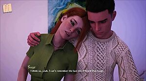 Wow! Curvy Babe in Tight Outfit Shows Big Tits in Game