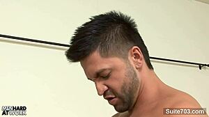 just chillin’ while gay students bang hard in classroom after hours