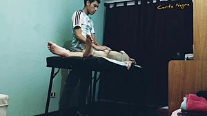 Gay Massage Leading to Blowjob and Happy Ending