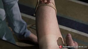 Yoshikawasakixxx tells of inked Yoshi Kawasaki fisting tied-up gay in wild scene
