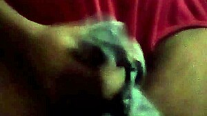 Innovative Double Masturbation With Neighbor's And Sister's Panties For Wild Fun. Kinky Mommy Joins Young Guy!