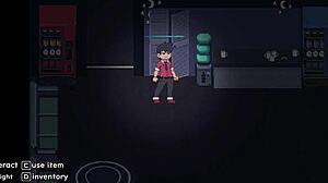 In this hentai, she runs from four hot animatronics during fuck nights at the nightclub