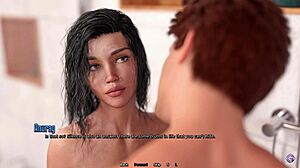 Dude, I just walked into my busty step sister showering, things got wild in 3D hentai! 😳