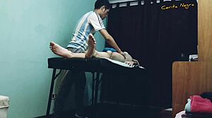 Gay Massage Leading to Blowjob and Happy Ending