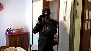 watch this lesbian domina fuck in strap on missionary and doggy?