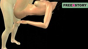 Animated Japanese man drives Indian bhabhi to multiple peaks