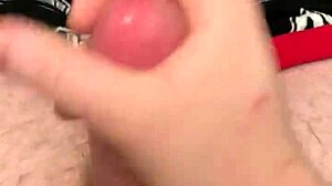 Quick Solo Jack Off And Cumshot Before Bed