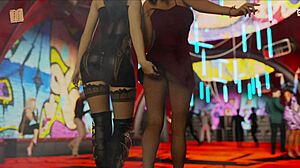 Nickola retrieves the past with a massive cock in her shaved pussy. S3 action heats up fast.