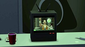 Invalid wants sex with tattooed girl in anime hentai blowjob