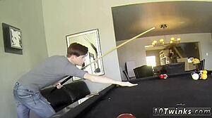 i love watching sweet school gay boys fucking with pool cues