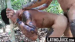 Check out cain gomez getting bred outdoors by robert