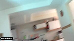 blonde slut gives anal to black pervert with big cock