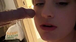 Deep Throat and Quick Fuck with Tinder Date