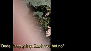 straight military recruit seduced in tight underwear