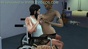 Invalid wants sex with tattooed girl in anime hentai blowjob