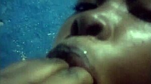 Beautiful latina deepthroats huge cock in solo video!