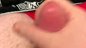 Quick Solo Jack Off And Cumshot Before Bed