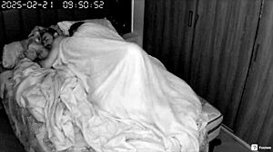 Hey, caught some curious pals banging bare under blankets with a hidden cam!
