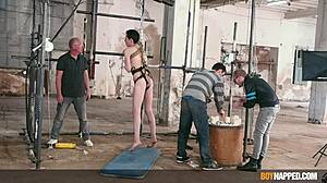 Taylor Mason Spitroasted by Dildo and Xavier Sibley Hard