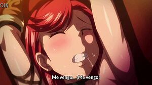 cuando te crees mucho pero eres fresa 😅 in anime hentai style.