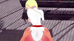 Power Girl Fucks Superman Naked!