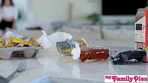 Katie Kush Seduces Stepdad For Cumshot