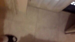 Just saw this European guy gasping while jerking off with socks on his feet