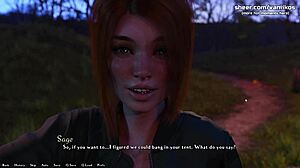 18yo redhead gives public blowjob and gets creampied at cinema