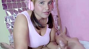 Gina’s curvy Latina ass bent over for dirty bedroom banging