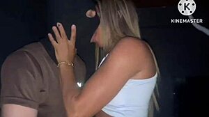 Married woman grinds hard on endowed man at swing house.