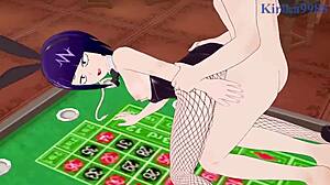 omg, mitsuki bakugo, kyoka jiro, and izuku midoriya in bunny outfits banging hard! 🐰