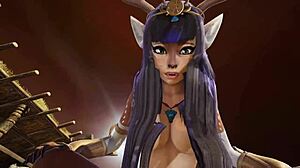 Yo, I’m Lovin’ Freyja the Deer-Girl in This 3D Hentai Viking Village, So Real!