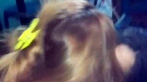 Oh! The friends kiss and I put them on all fours for fun!