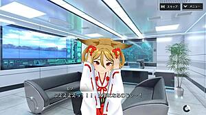 シャングリラドライブ　セツｓｓｒ『セツ先生の妖術講座（正常位２）』【心の声ver】 with hentai game action