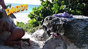 Friend's Girlfriend's Big Ass on Beach